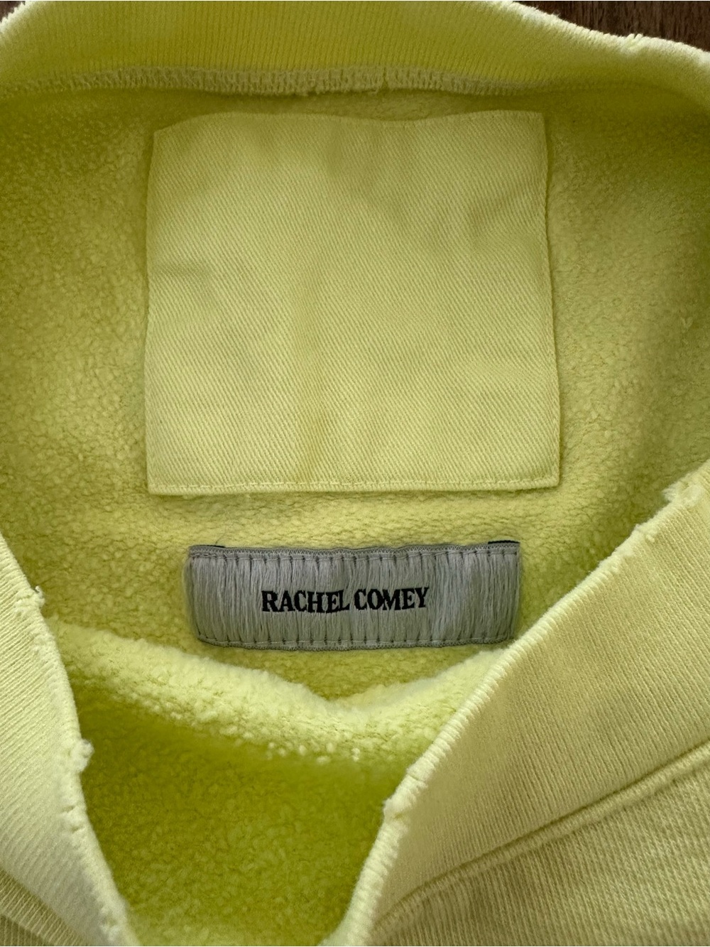 Rachel Comey Cropped Sleeveless Tank in Yellow - Picture 3 of 10